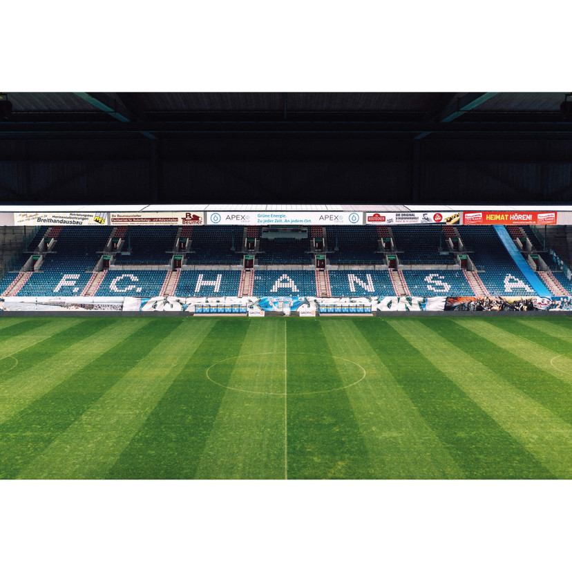 Fototapete FC Hansa Rostock Stadion Tribüne - 384x260 cm