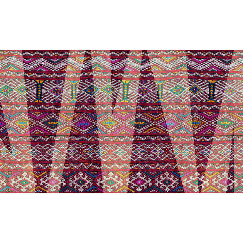 Architects Paper Papier peint photo Atelier 47 Carpet Pattern bleu, turquoise
