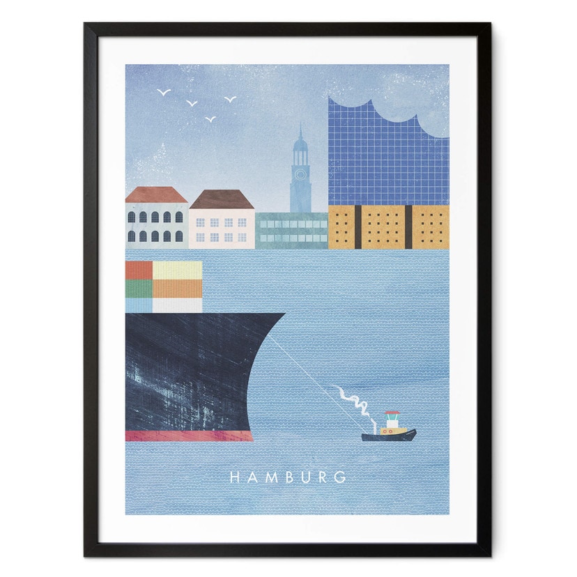 Poster Rivers - Hamburg