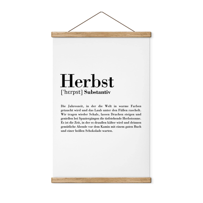 Stoffbild Grammatik - Herbst