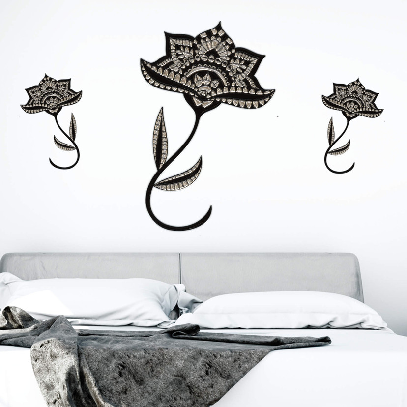 Muursticker Metallic Bloesem
