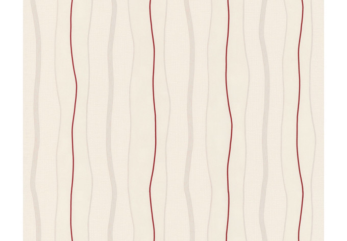 Livingwalls - carta da parati in TNT Avenzio 4 color crema, rosso