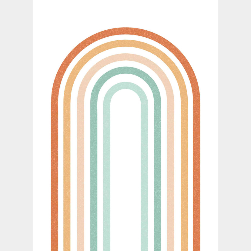 Papier peint photo Boho Rainbow