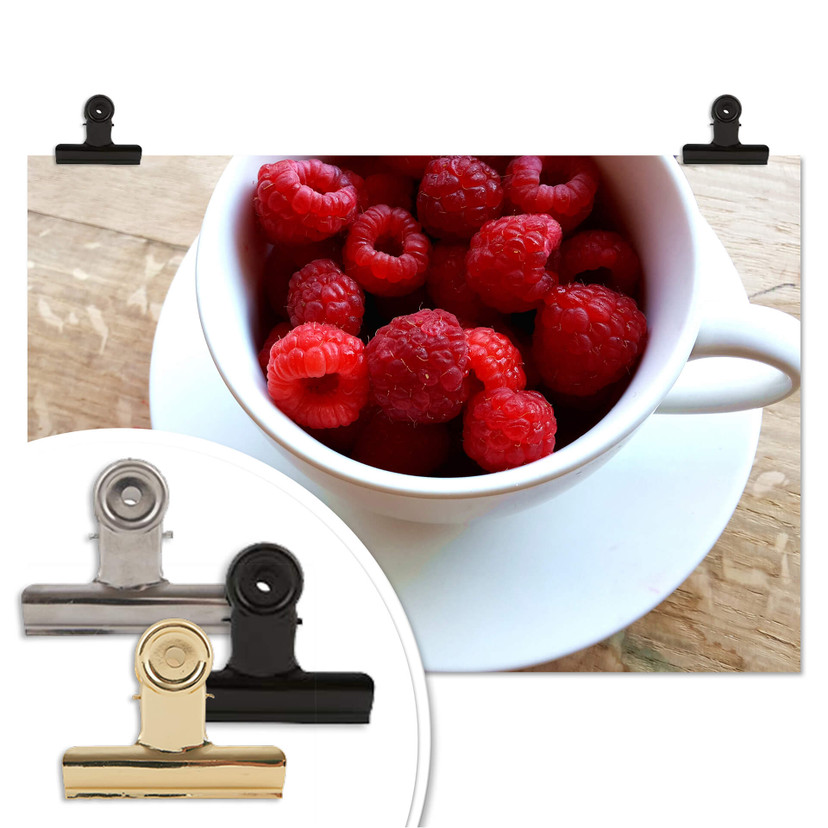 Poster - Dessert framboises