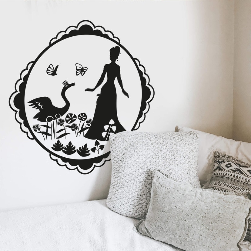 Sticker mural - Le monde fantastique- Le Prince cygne