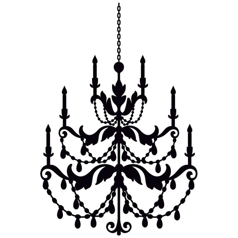 Wallsticker Lysekroner 2