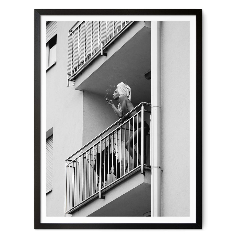 Plakat Kijurko - Na balkonie