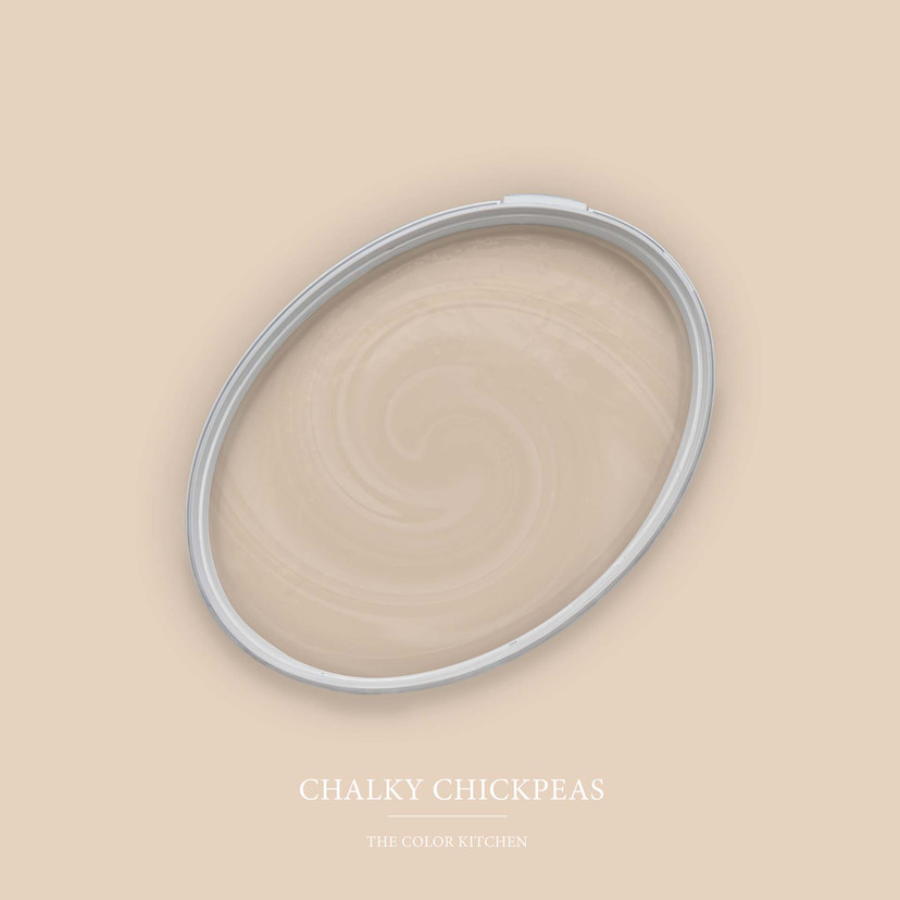 Pintura interior beige seda mate I Chalky Chickpeas | Espacios abiertos y tranquilos | THE COLOR KIT