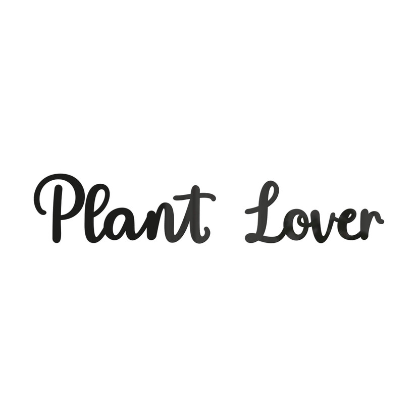 Akrylowa dekoracja z napisem 3D Plant Lover
