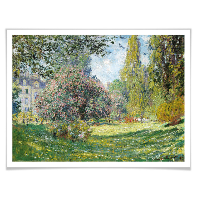 Poster Monet - Le parc Monceau