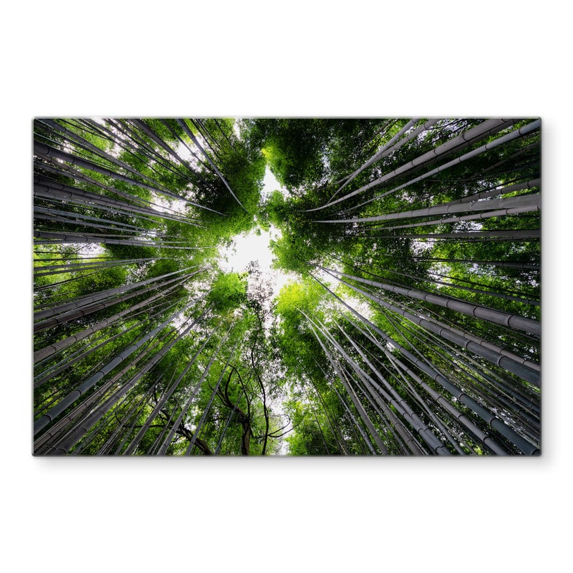 Glasschilderij Hugonnard - Japanese Forest