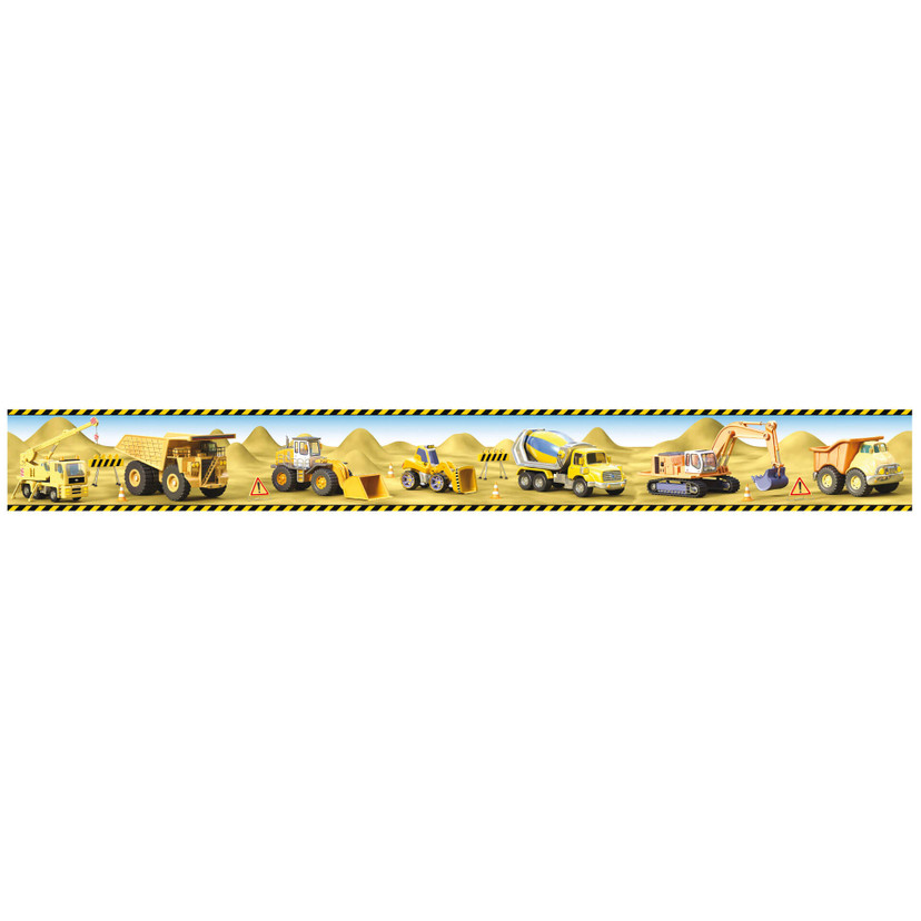 Wallsticker - Michel Agullo - Border - Entreprenørmaskiner
