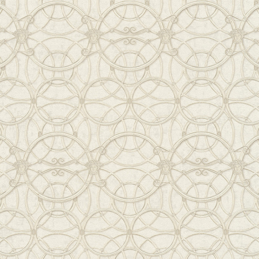 Versace Papier peint de designer - Crème, or