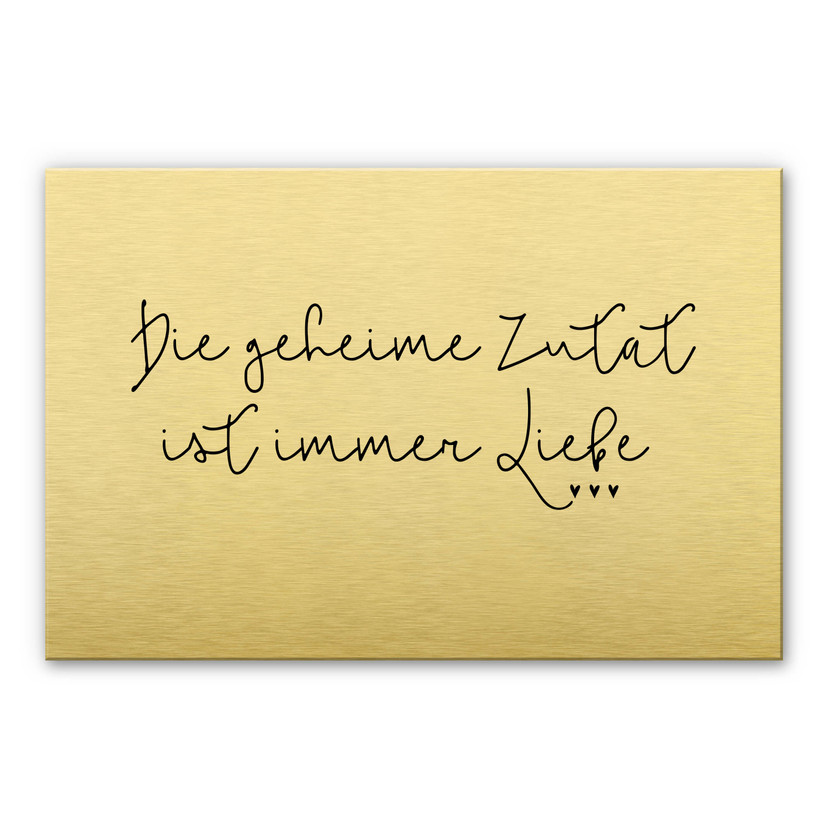 Spritzschutz - Die geheime Zutat ist immer Liebe