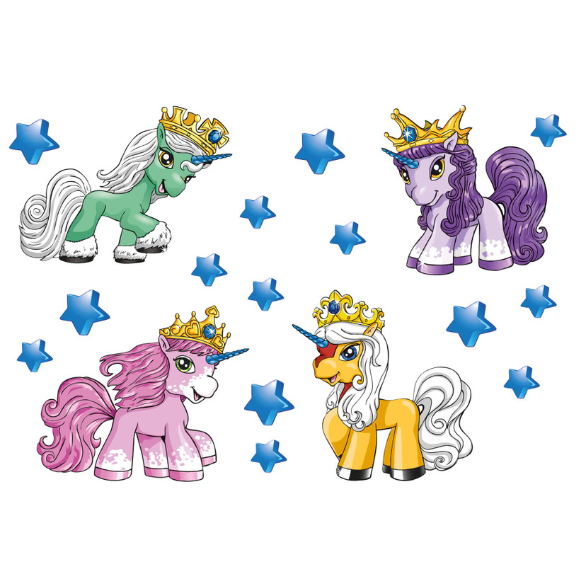 Wallsticker Filly Unicorn Dreams Sæt