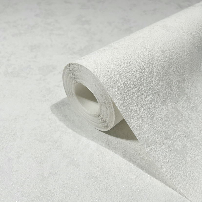 non-woven tapet hvid betonlook til stue soveværelse kontor marburg tapet