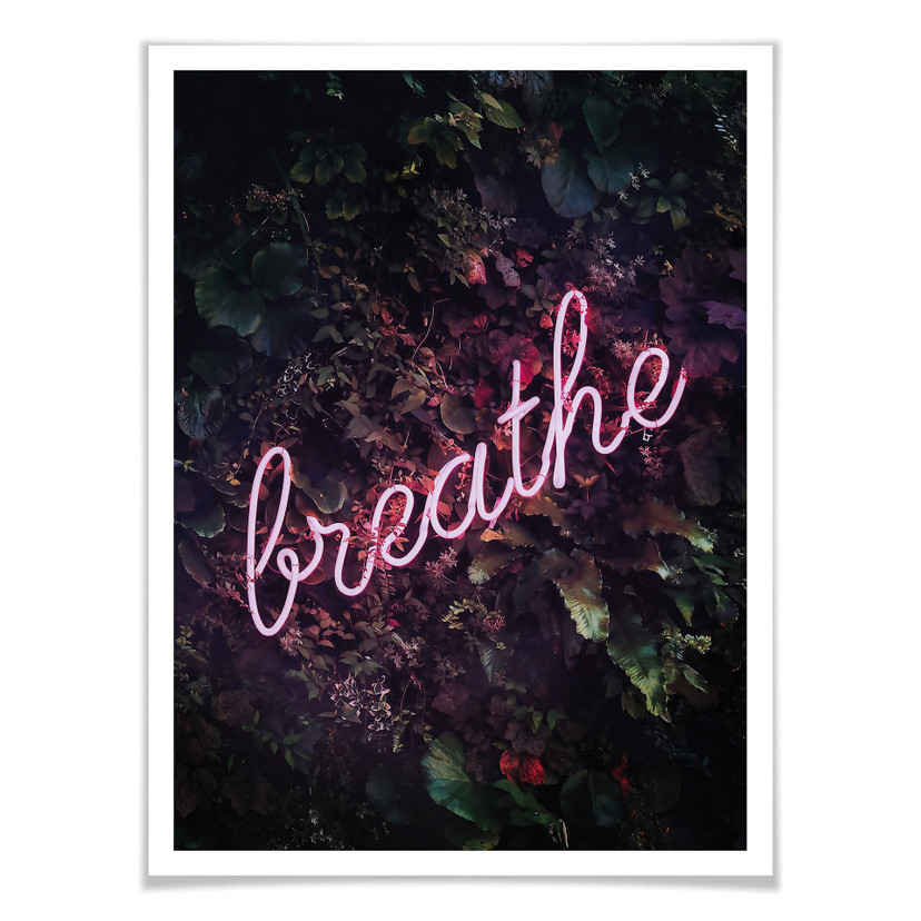 Plakat Sisi & Seb - neon: Breathe