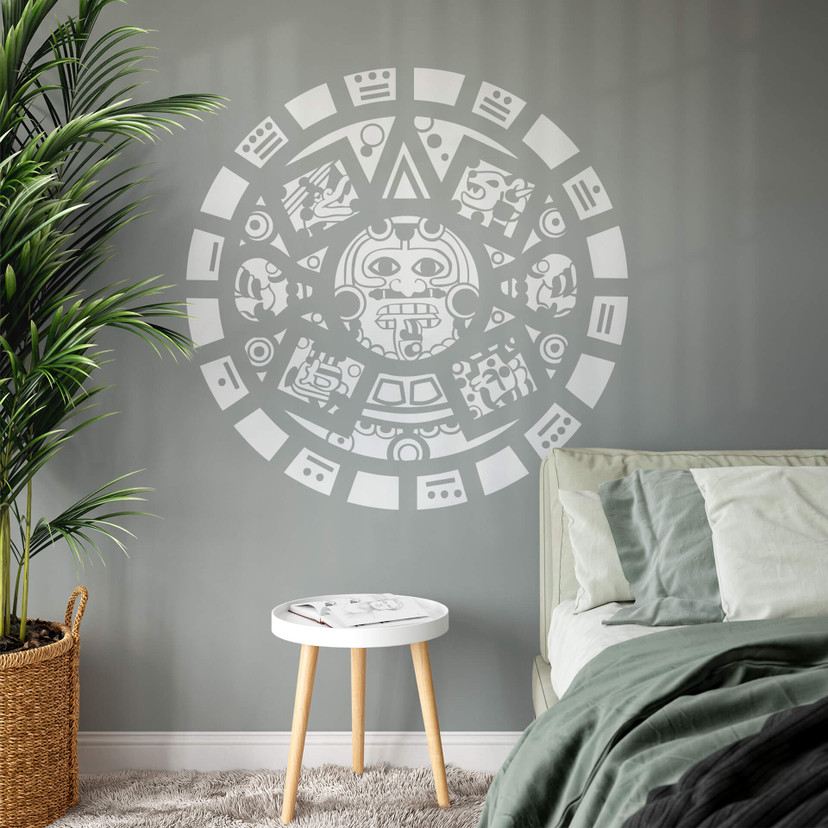 Wallsticker Mayansk maske