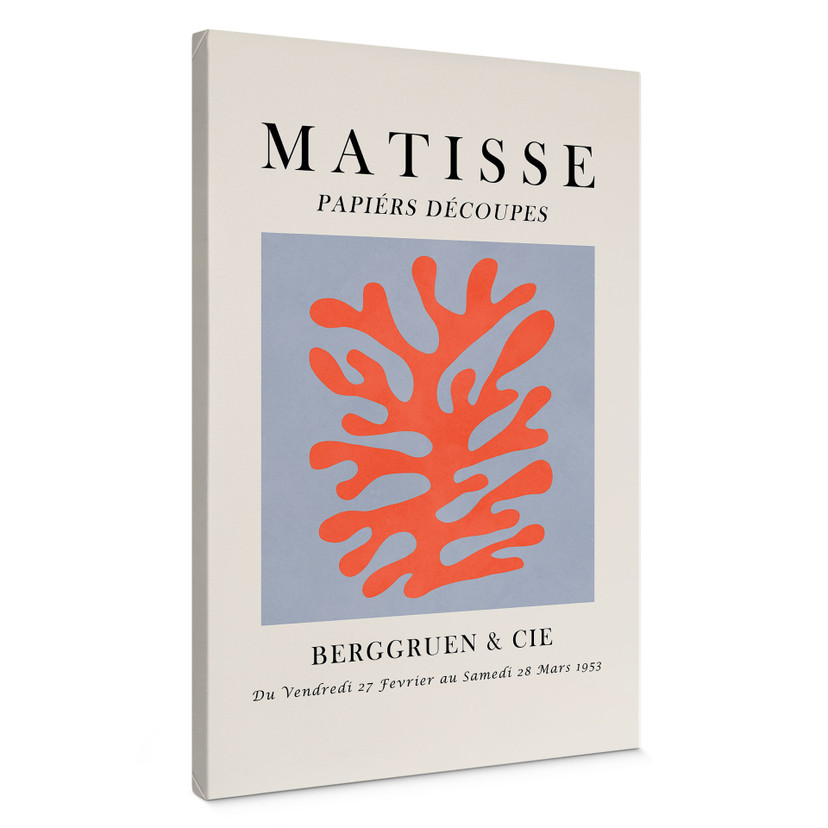 Obraz na płótnie Abstrakcyjny koral w stylu Matisse’a - Costa
