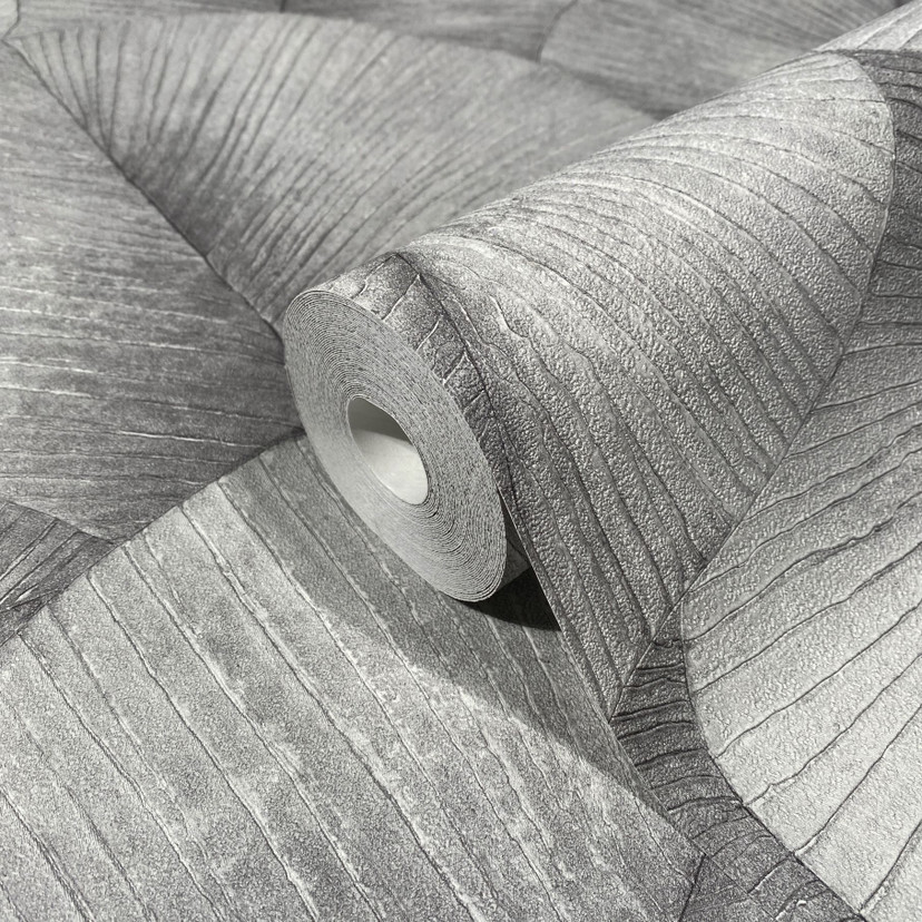 blomstret tapet, non-woven tapet Kumano grå