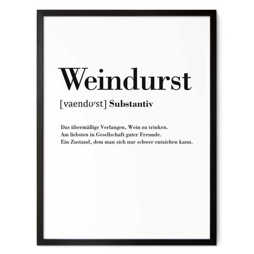 Poster Grammatik - Weindurst