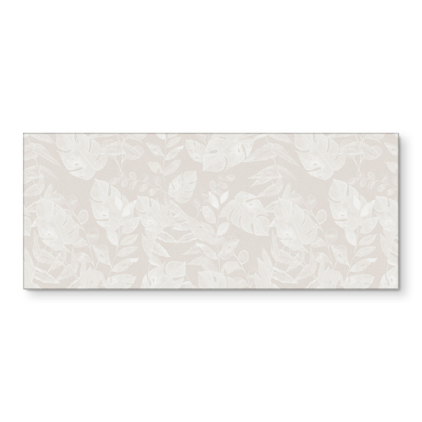 Stænkplade til køkken Tropiske blade Beige - Bloomery Decor