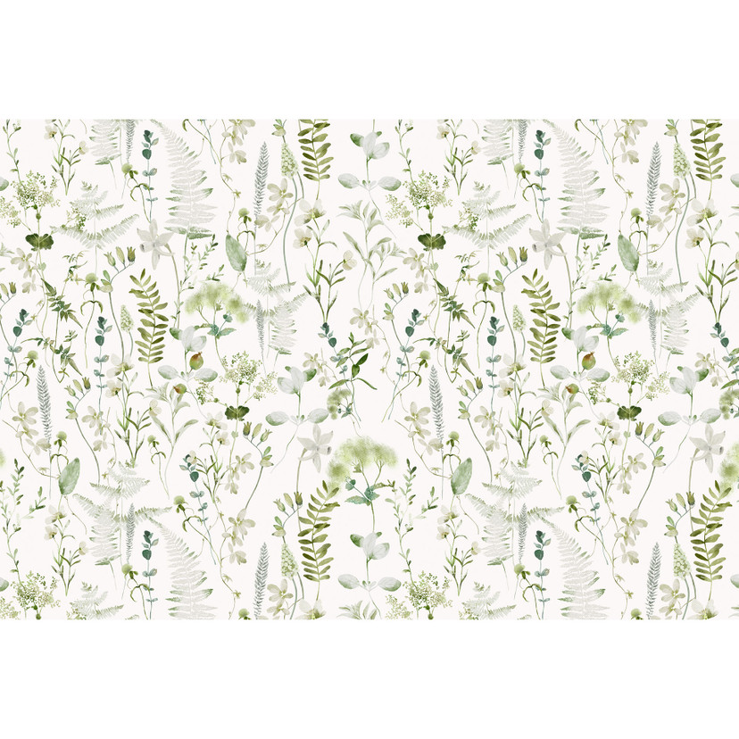 Papier peint photo Herbes et fleurs sauvages - UN Designs