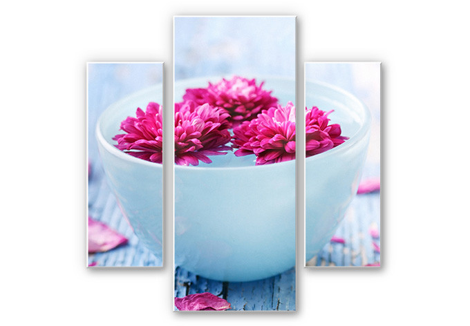 Tableau Forex - Ambiance bien-être (tryptique)
