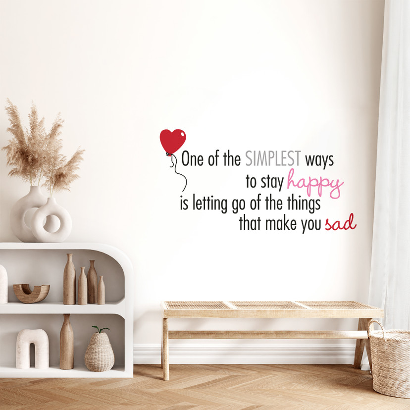 Wallsticker One of the simplest ways...