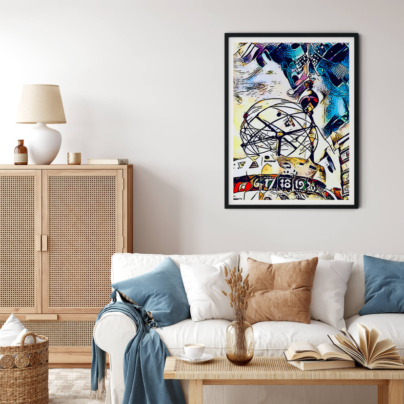 Plakat Zamart - Kandinsky spotyka berliński Alexanderplatz