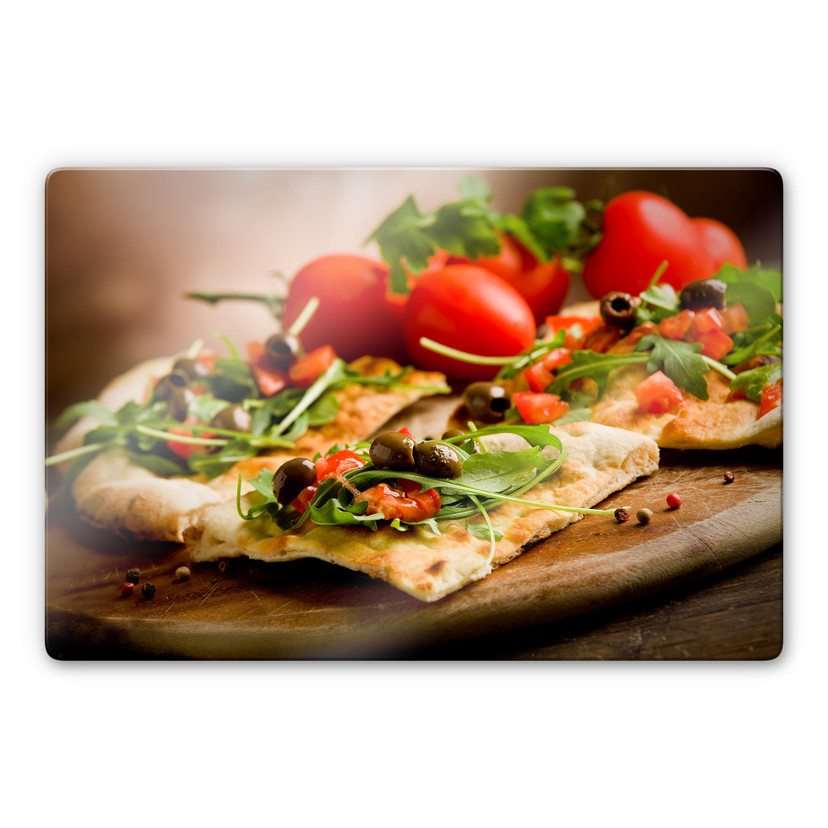 Glasbillede - Pizza all'Italiana
