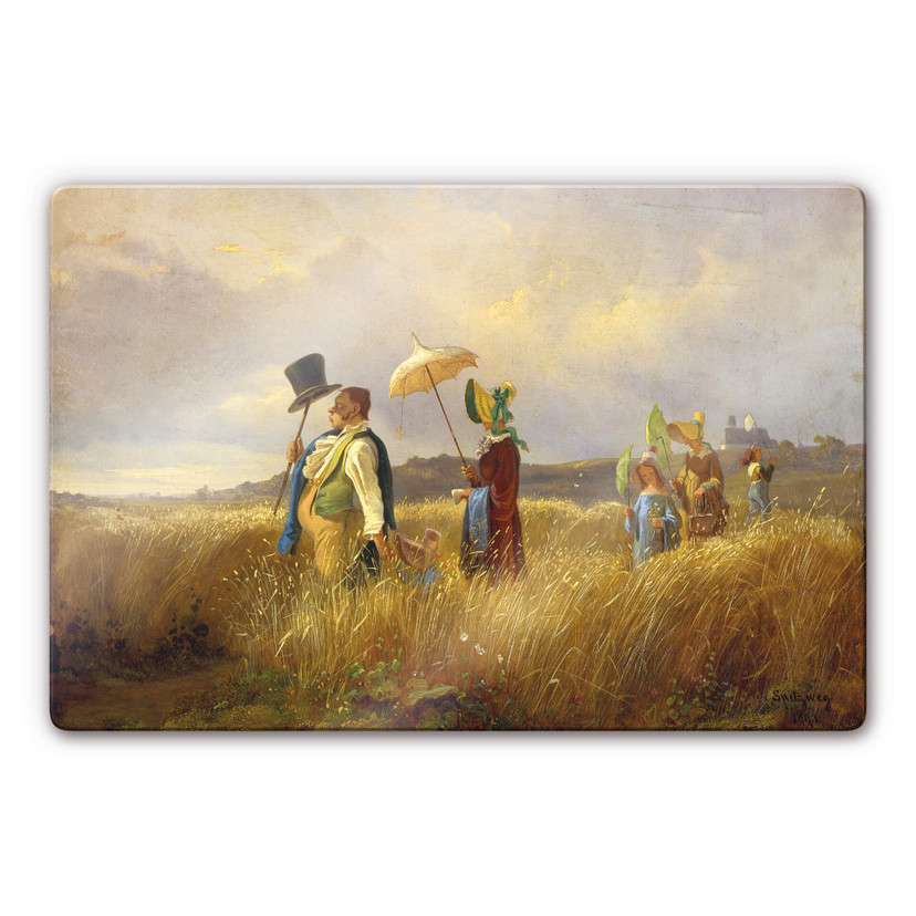 Glasbillede - Spitzweg - En Søndagstur
