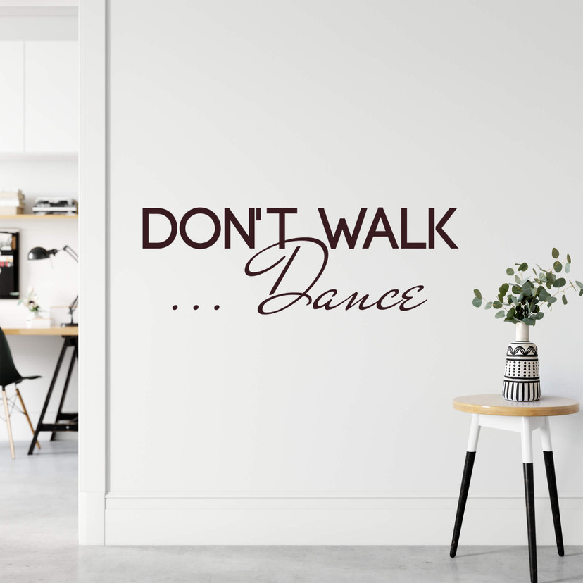 Wallsticker -  Don't walk - dance