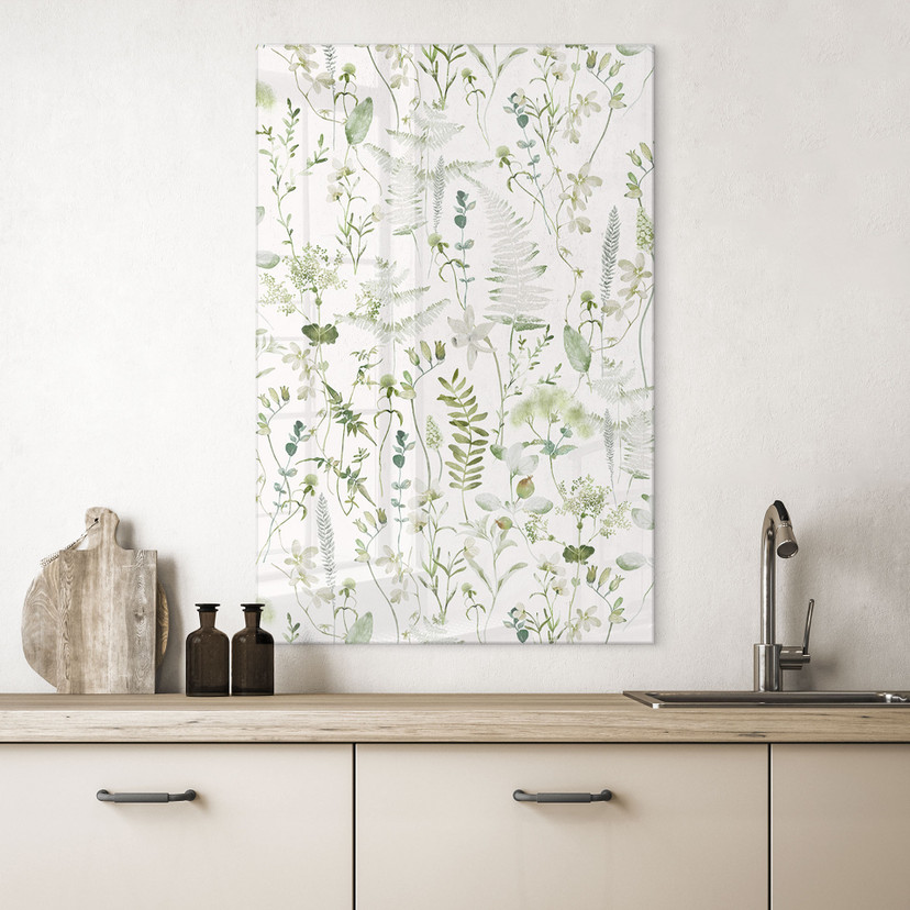 Akrylbillede Urter og vilde blomster - UN Designs
