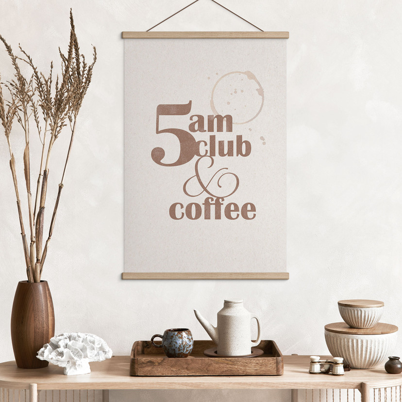 Obraz tkaniny 5 w Club & Coffee