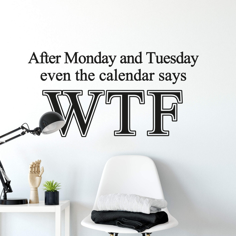 After monday wallsticker