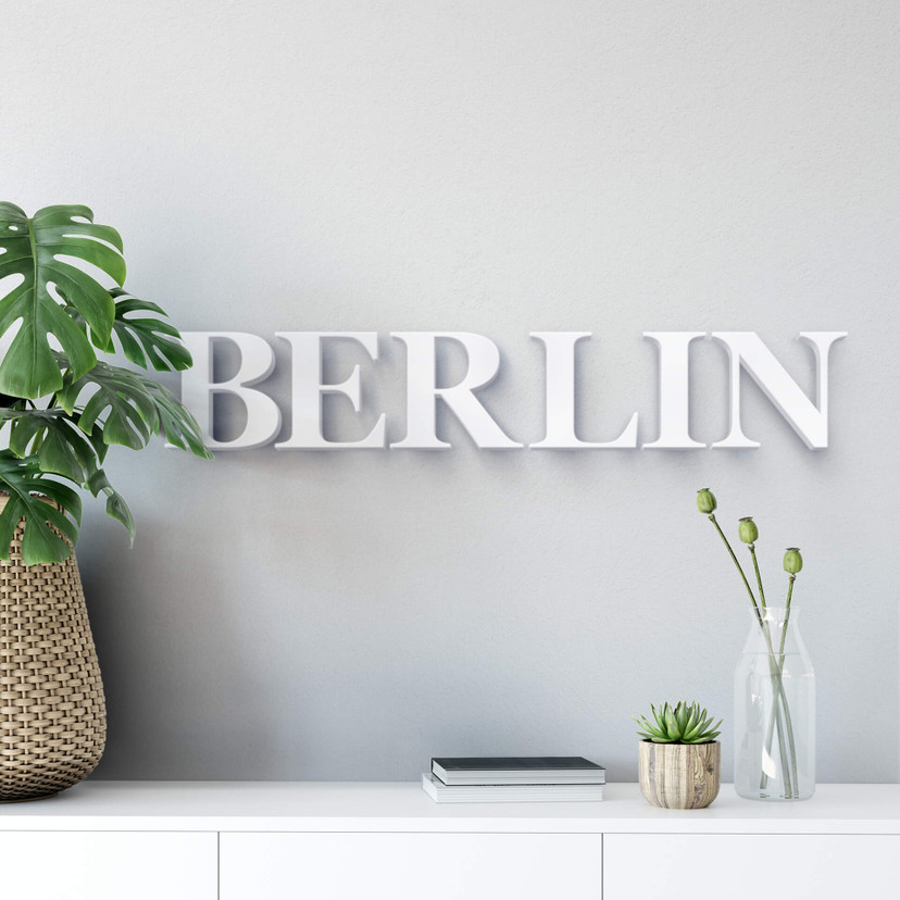 Litery dekoracyjne 3D Berlin