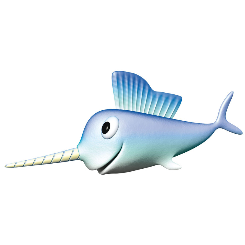 Wallsticker - Agullo - Sværdfisk