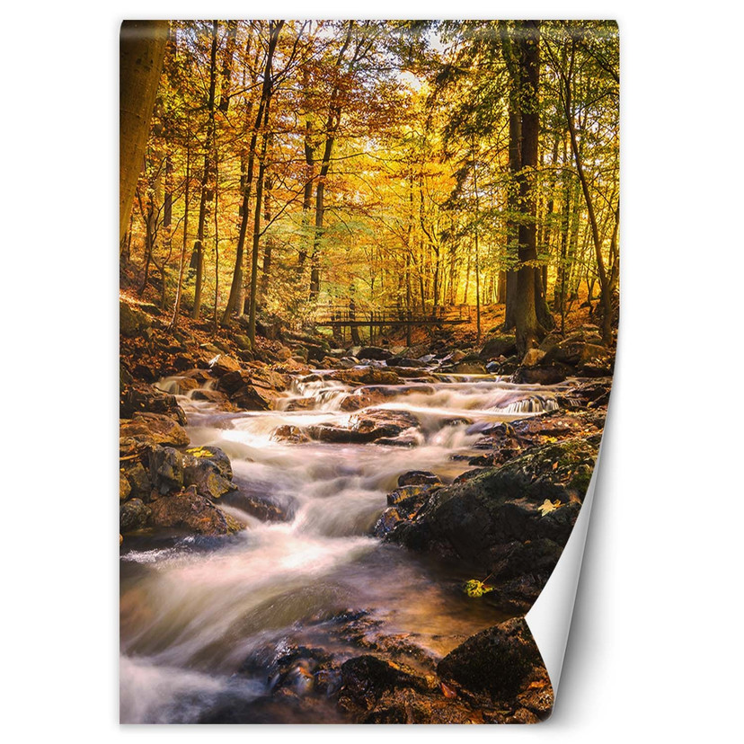 Fototapete, Wasserfall im Wald