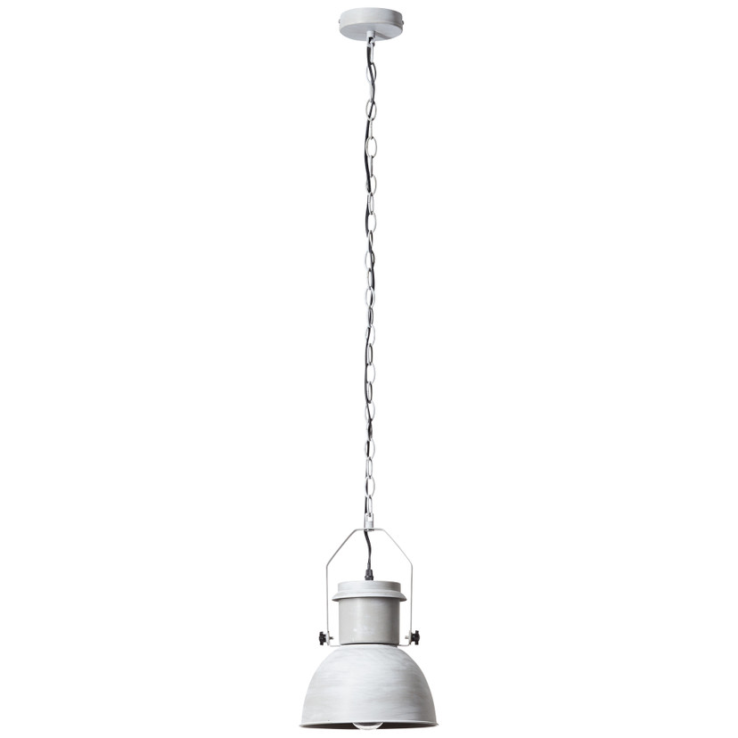 Pendelleuchte Milo, grau, 123,8 x 23 cm, Metall Pendellampe, dimmbar