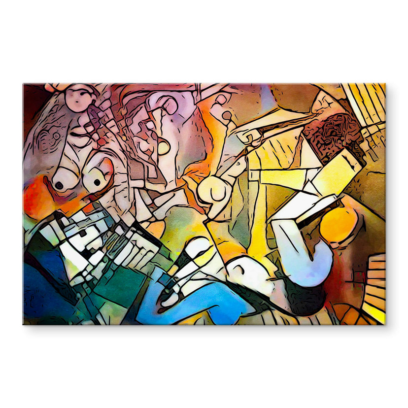Akrylbillede Zamart - Hyldest til Picasso - Kvinderne