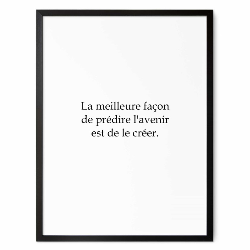 Plakat La meilleure façon