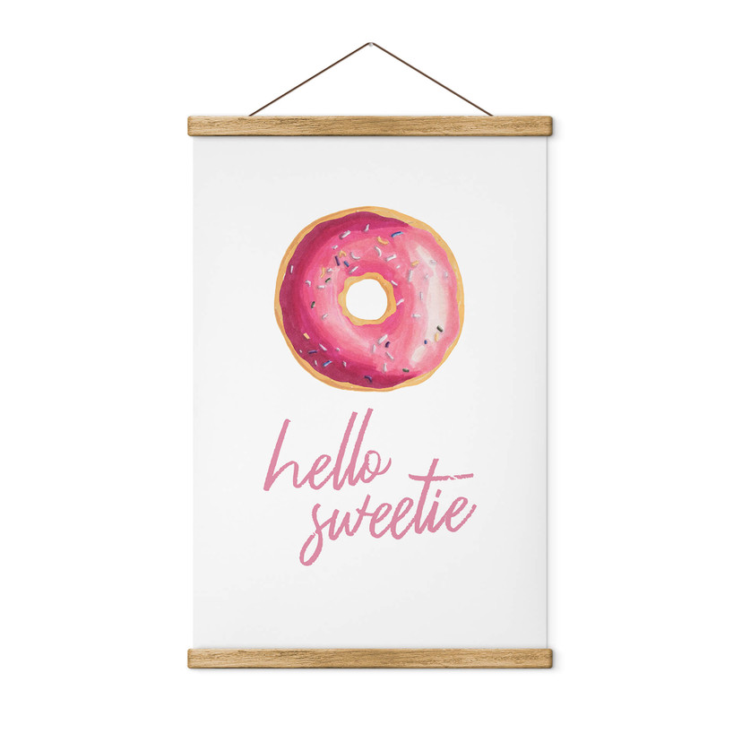 Pączki z obrazem z tkaniny - Hello Sweetie