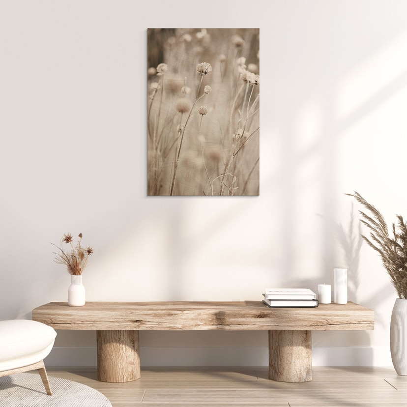 Plakat drewniany w delikatnych kolorach - Annie