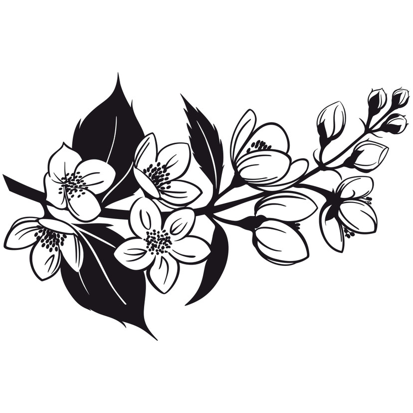 Wallsticker Kirsebær Blomst 2