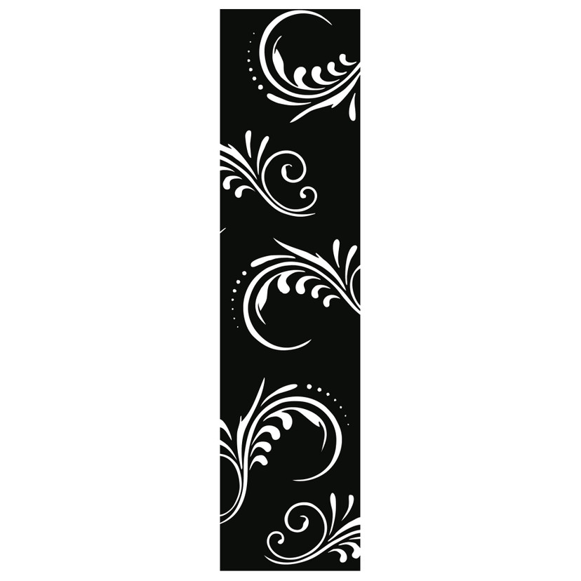 Sticker mural - Bannière Florale