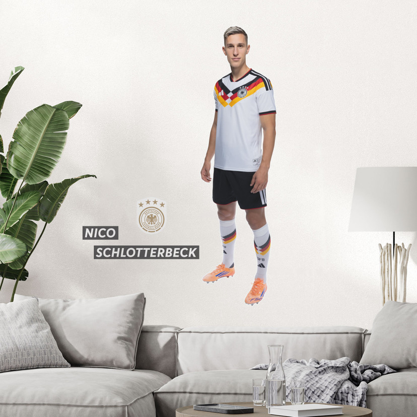 DFB Sticker WM 2026, Wandtattoo Nico Schlotterbeck