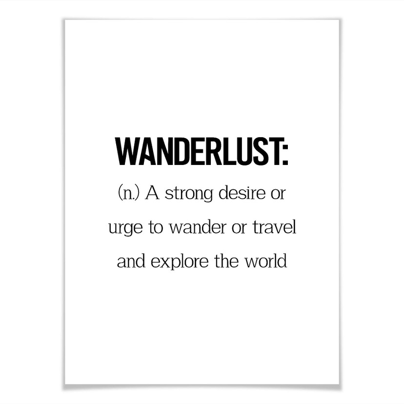 Plakat Wanderlust
