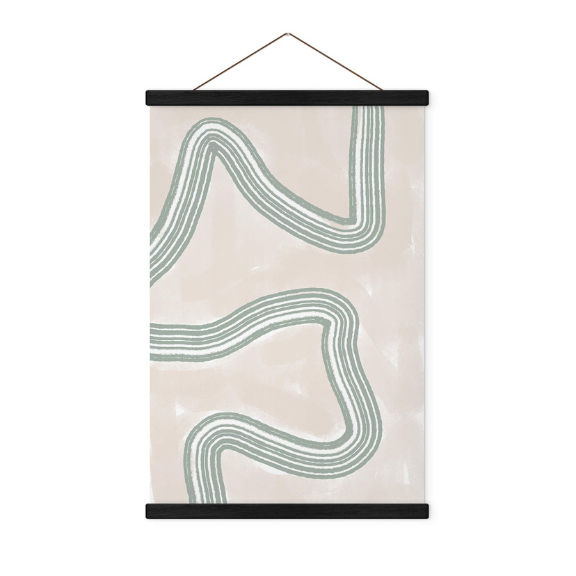 Stoffbild Kunstdruck - Abstracto Twist - uplusmestudio