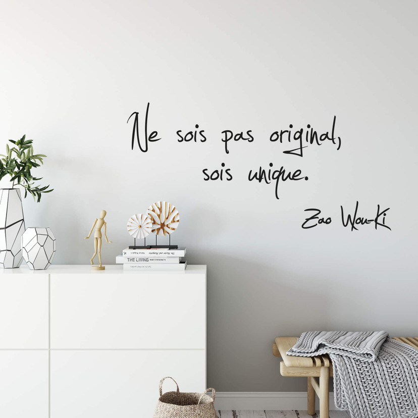 Wallsticker Ne sois pas original...